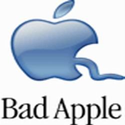 apple logo gone bad